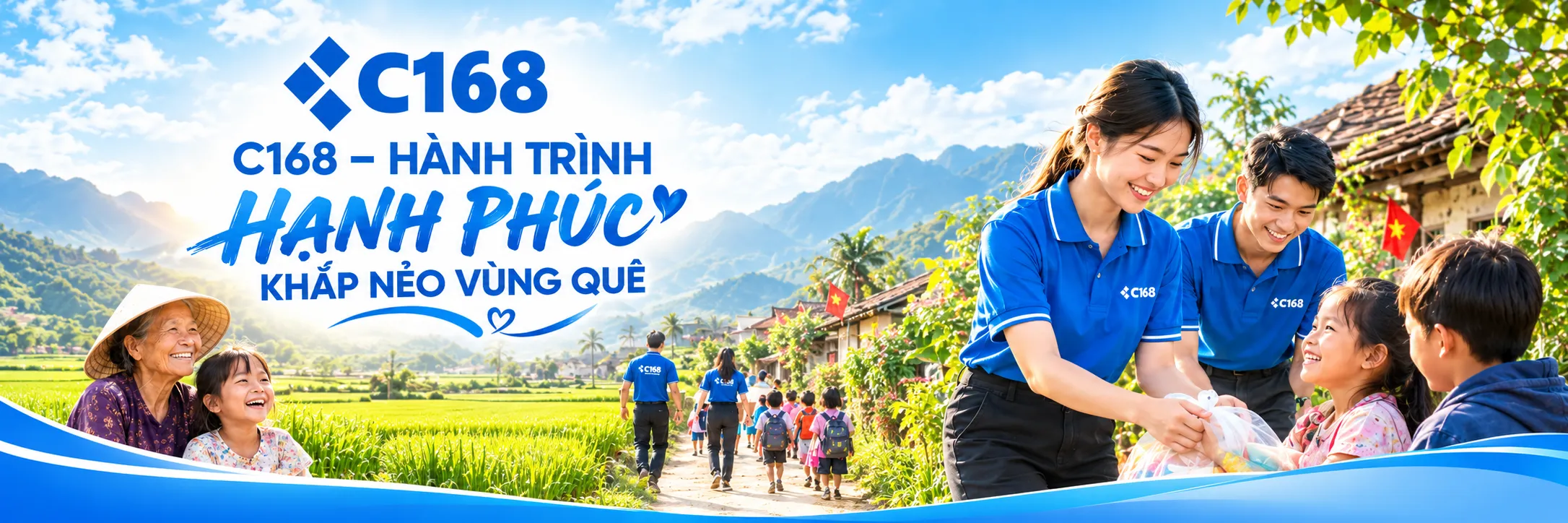 C168 hành trình hạnh phúc khắc nẻo vùng quê